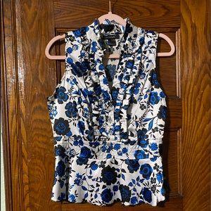 My Michelle Super Cute Sleeveless top/side zipper